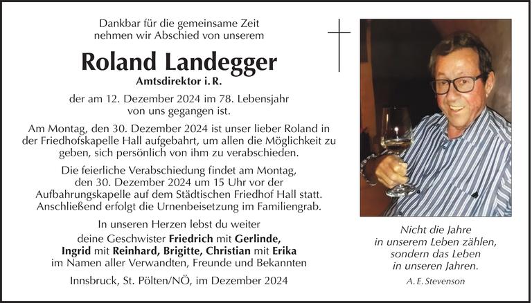 Roland Landegger Bild