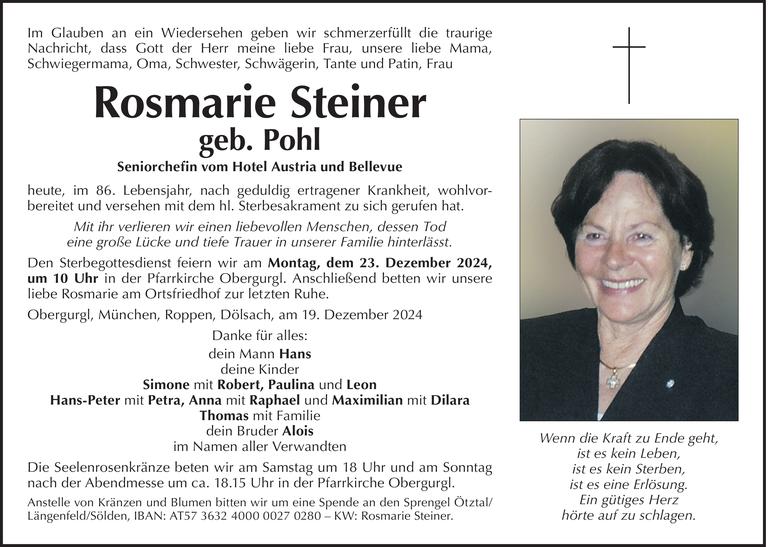 Rosmarie Steiner Bild