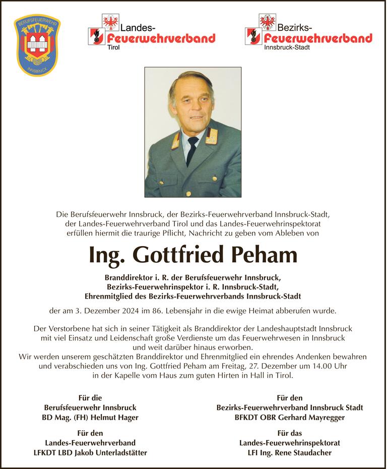 Gottfried Peham Bild
