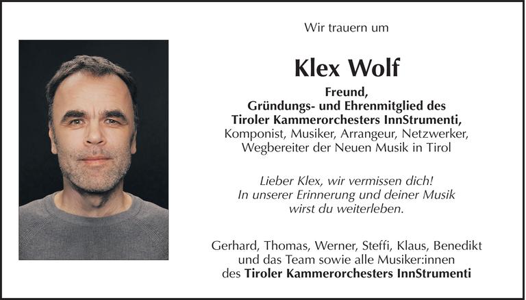 Klex Wolf  Bild