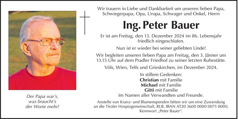 Peter Bauer Bild