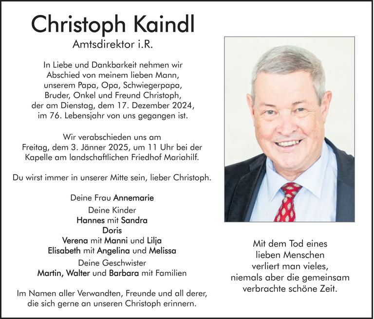 Christoph Kaindl Bild
