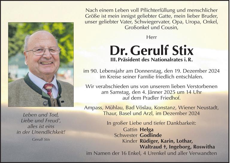 Gerulf Stix Bild