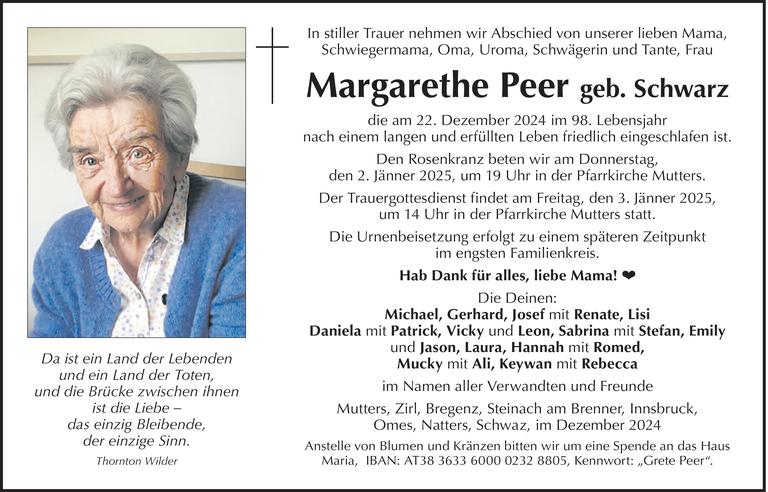 Margarethe Peer Bild