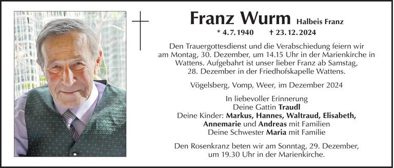 Franz Wurm Bild