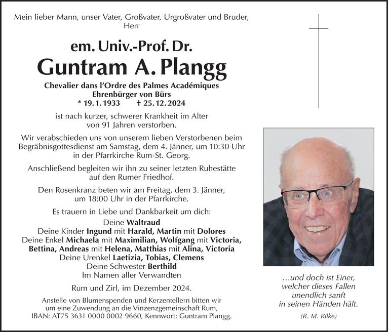 Guntram A. Plangg Bild