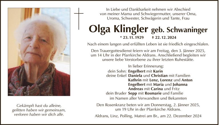 Olga Klingler Bild