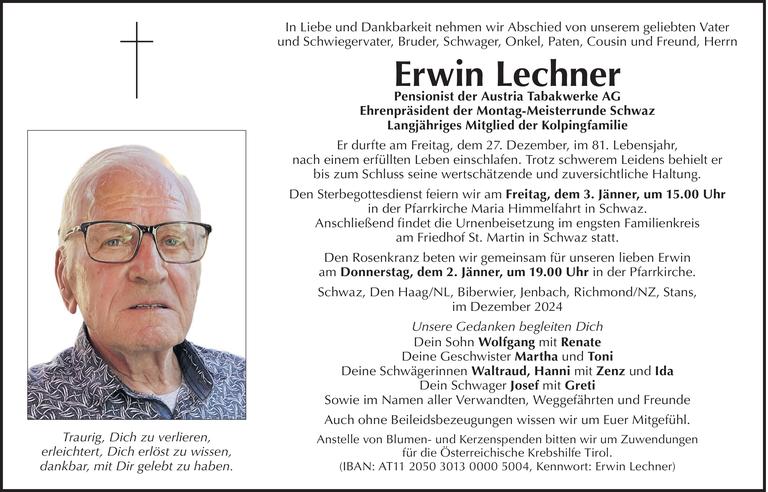 Erwin Lechner Bild