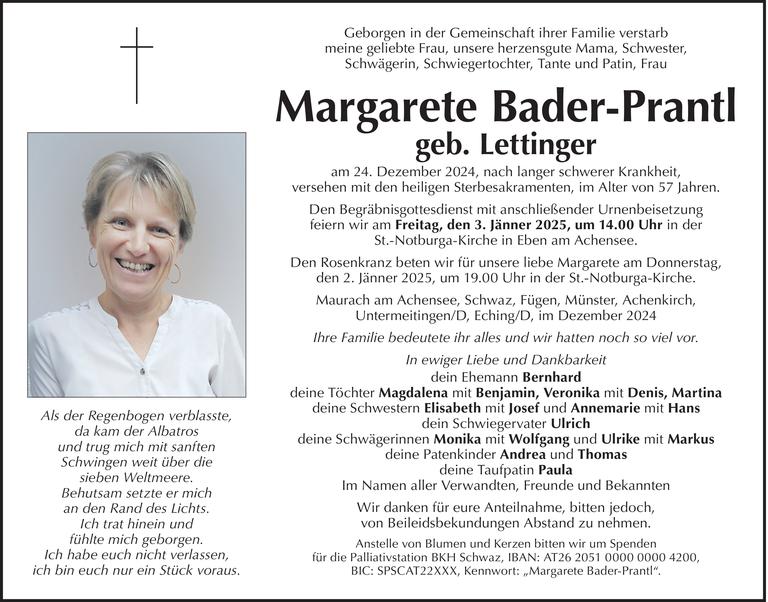 Margarete Bader-Prantl Bild