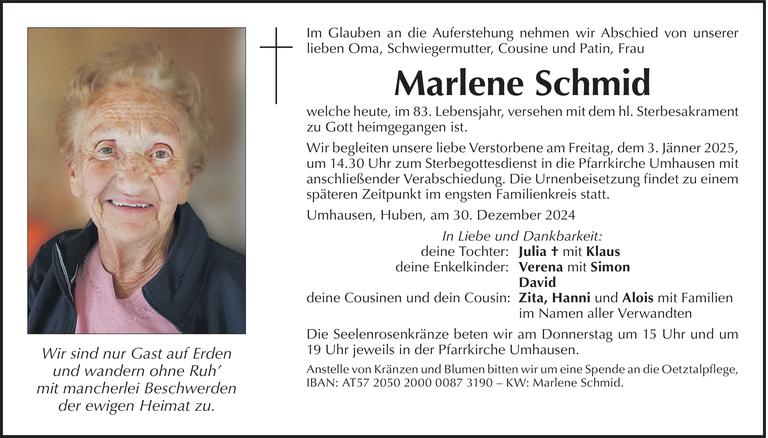 Marlene Schmid Bild