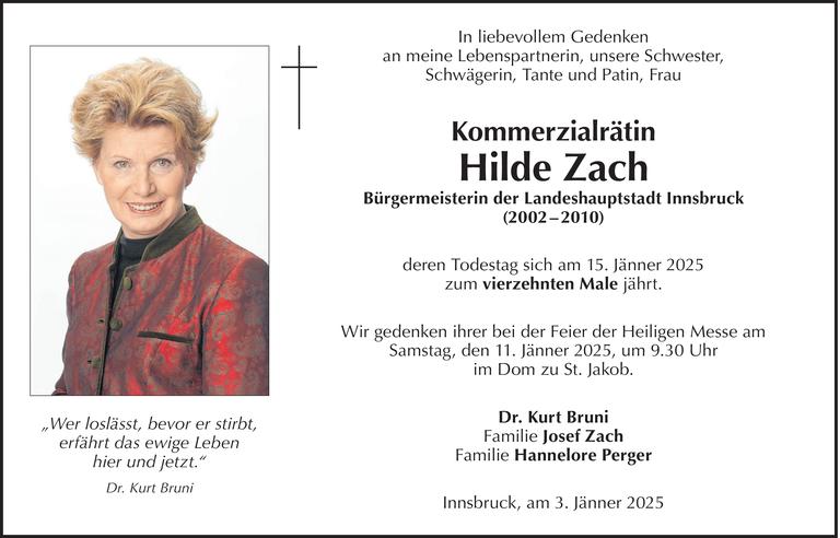 Hilde Zach Bild