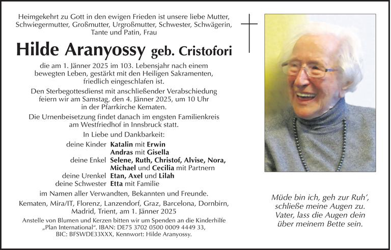 Hildegard Aranyossy Bild