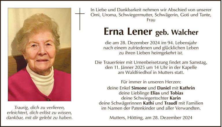 Erna Lener Bild