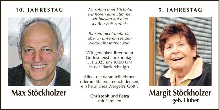 Margit und Max Stöckholzer Bild