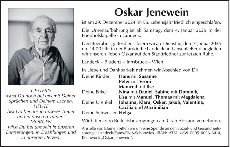 Oskar Jenewein Bild