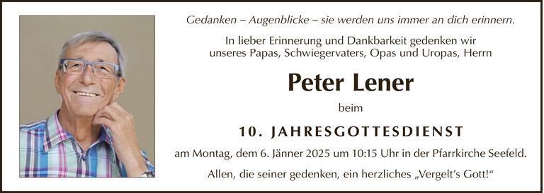 Peter Lener Bild