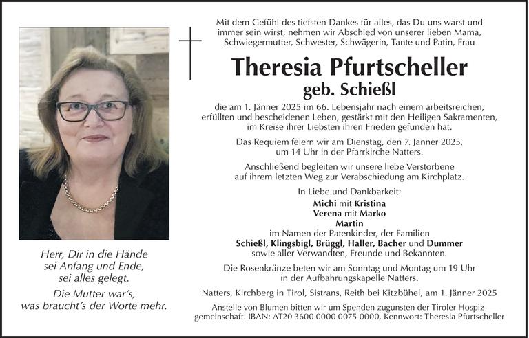 Theresia Pfurtscheller Bild