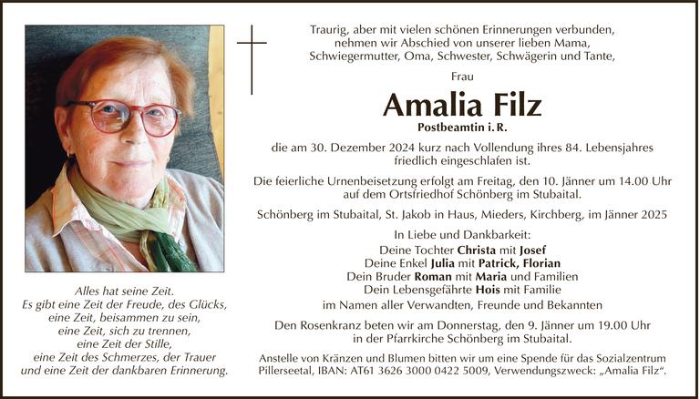 Amalia Filz Bild