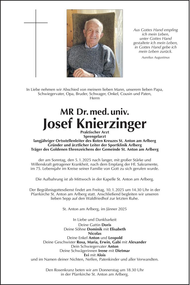 Josef Knierzinger Bild