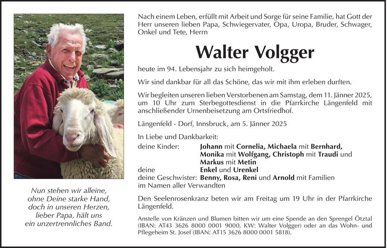 Walter Volgger Bild