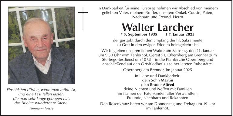 Walter Larcher Bild