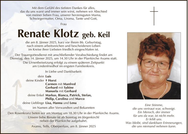 Renate Klotz Bild