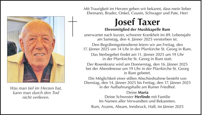 Josef Taxer Bild