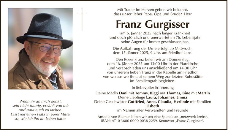 Franz Gurgisser Bild