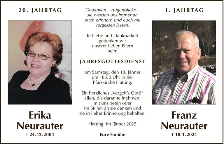 Erika und Franz Neurauter