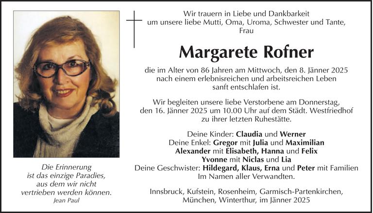 Margarete Rofner Bild