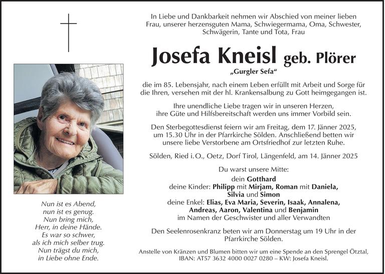 Josefa Kneisl Bild