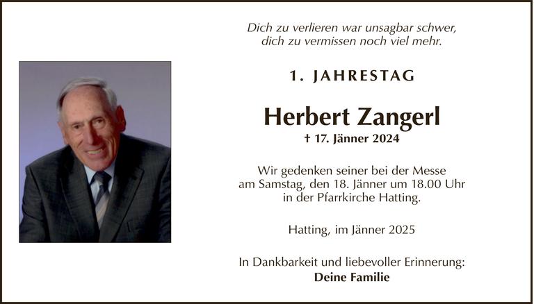 Herbert  Zangerl