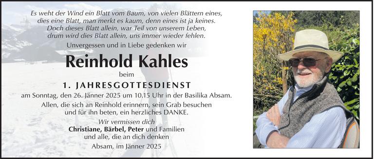 Reinhold Kahles