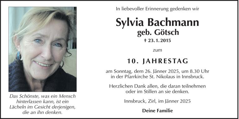 Sylvia Bachmann