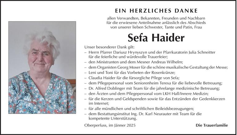 Sefa Haider