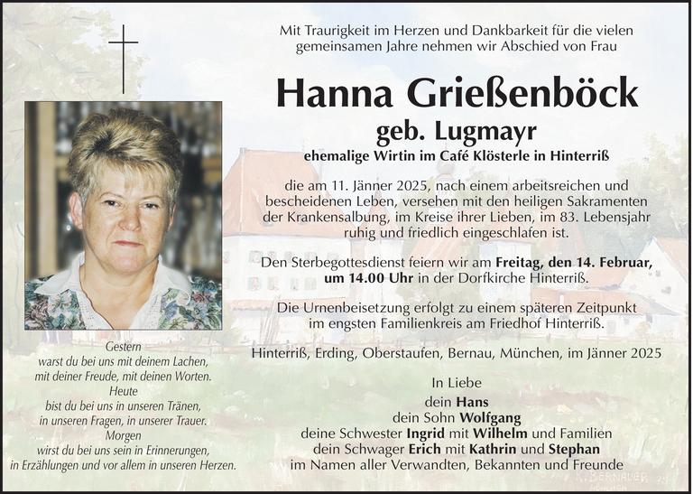 Hanna Grießenböck