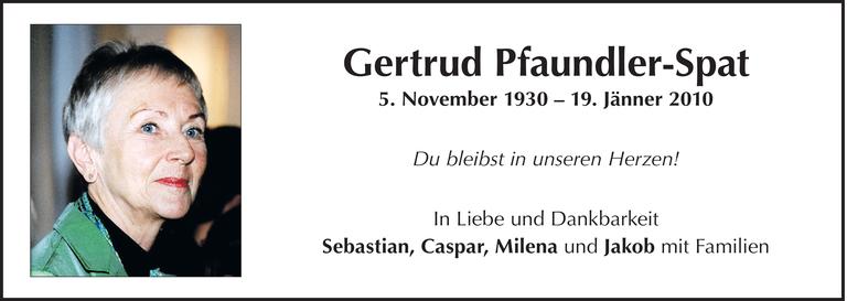 Gertrud Pfaundler