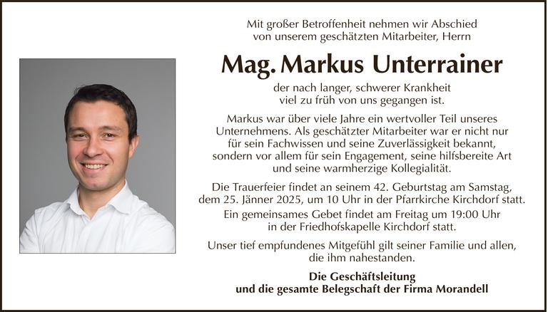 Markus Unterrainer Bild