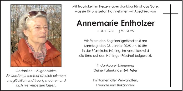 Annemarie Entholzer Bild