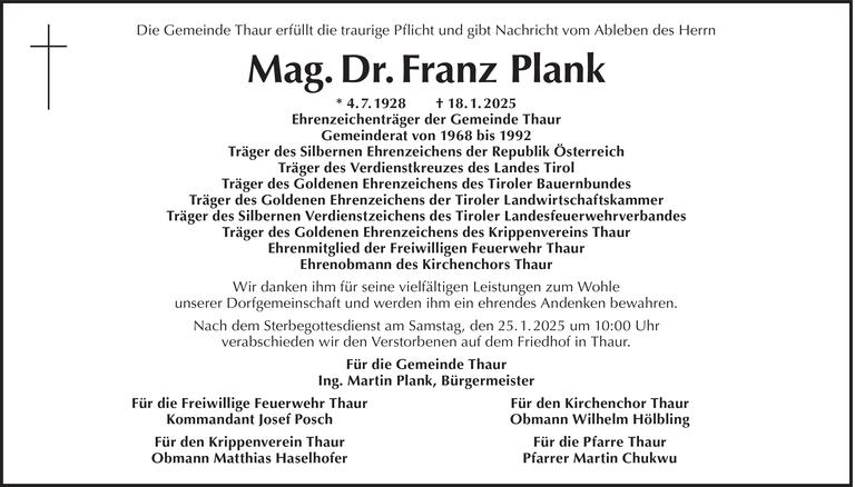 Franz Plank Bild