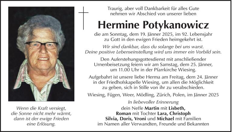 Hermine Potykanovicz Bild