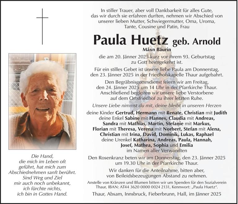 Paula Huetz Bild