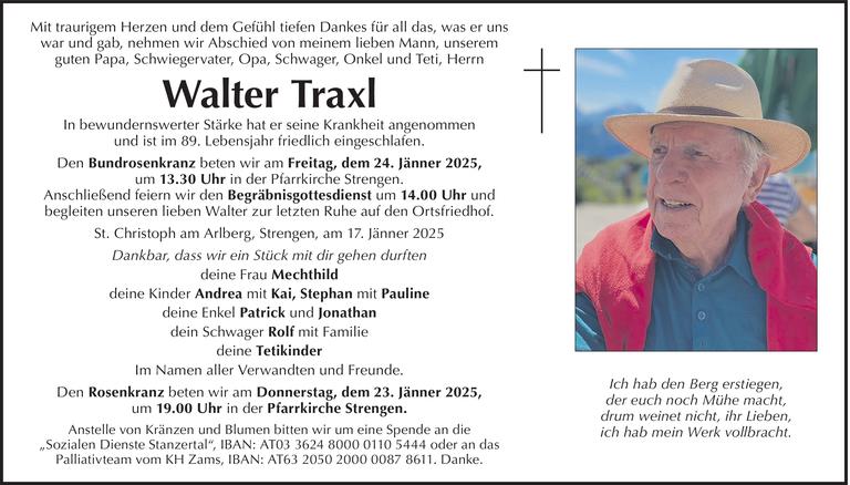 Walter Traxl Bild