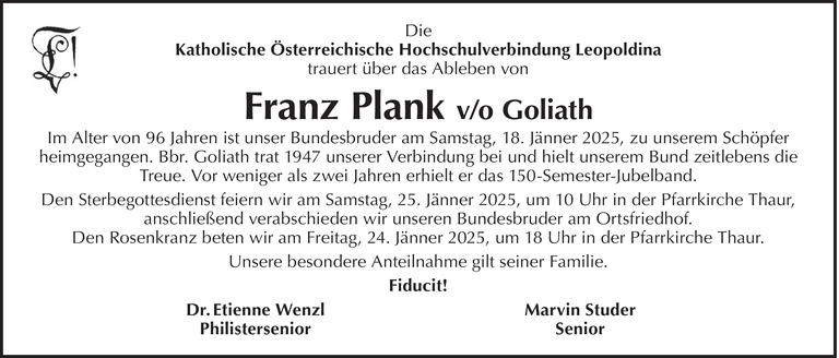 Franz Plank Bild