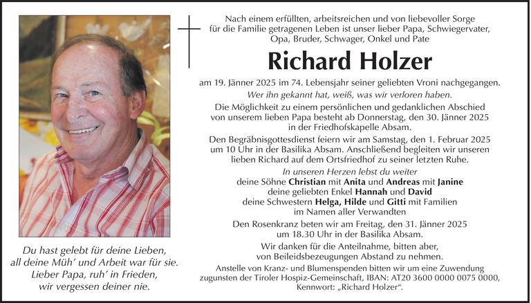 Richard Holzer Bild