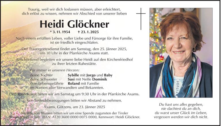 Heidi Glöckner Bild