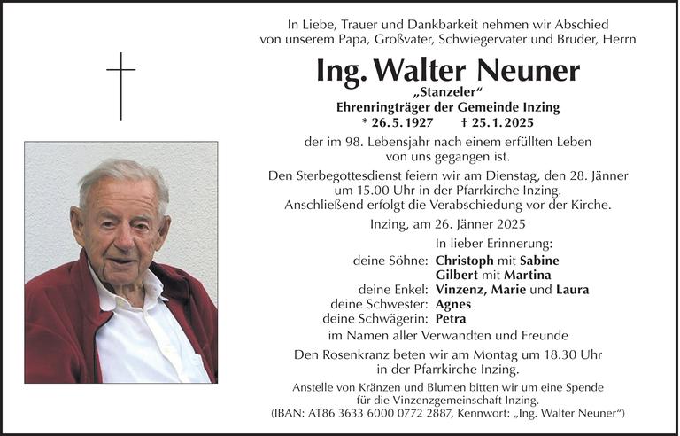 Walter Neuner Bild