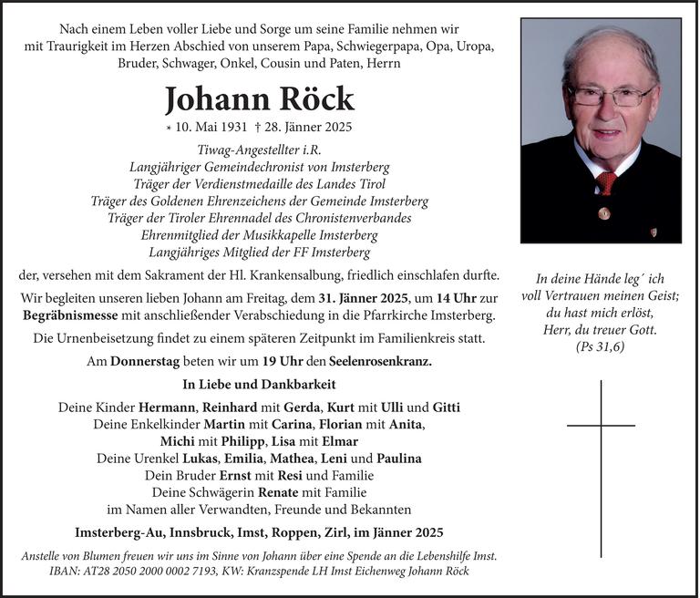 Johann Röck Bild