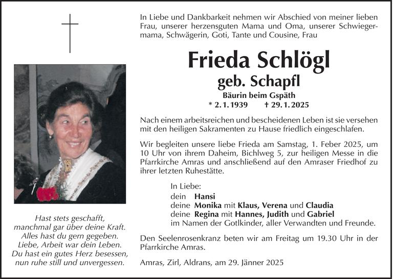 Frieda Schlögl Bild