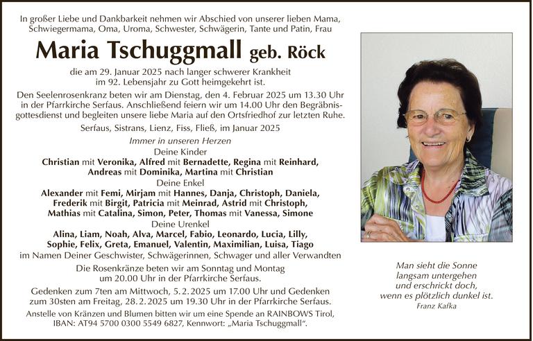 Maria Tschuggmall Bild